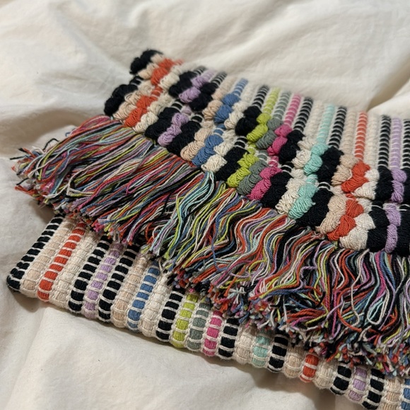 Stella & Dot Multi-Color Fringe Clutch - Picture 3 of 12